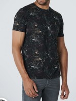 No Excess T-shirt Allover Printed - Black