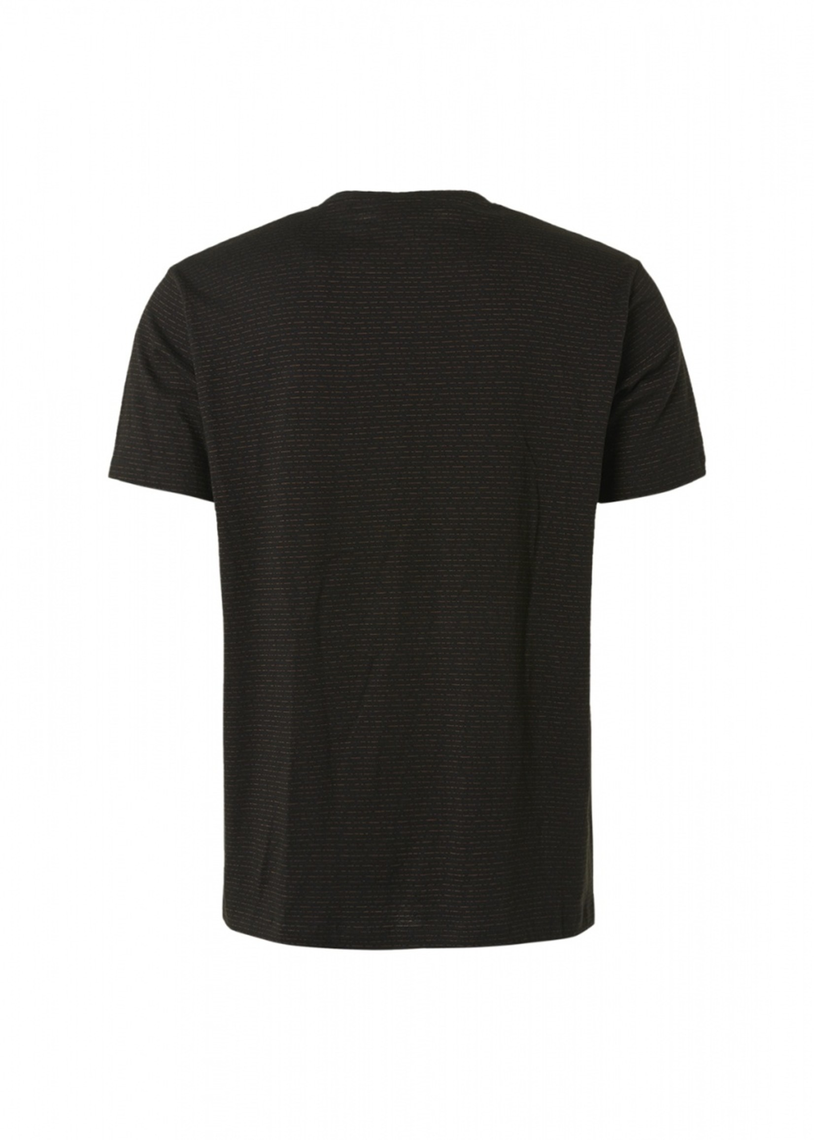 No Excess T-shirt 2 col Jacquard - Black