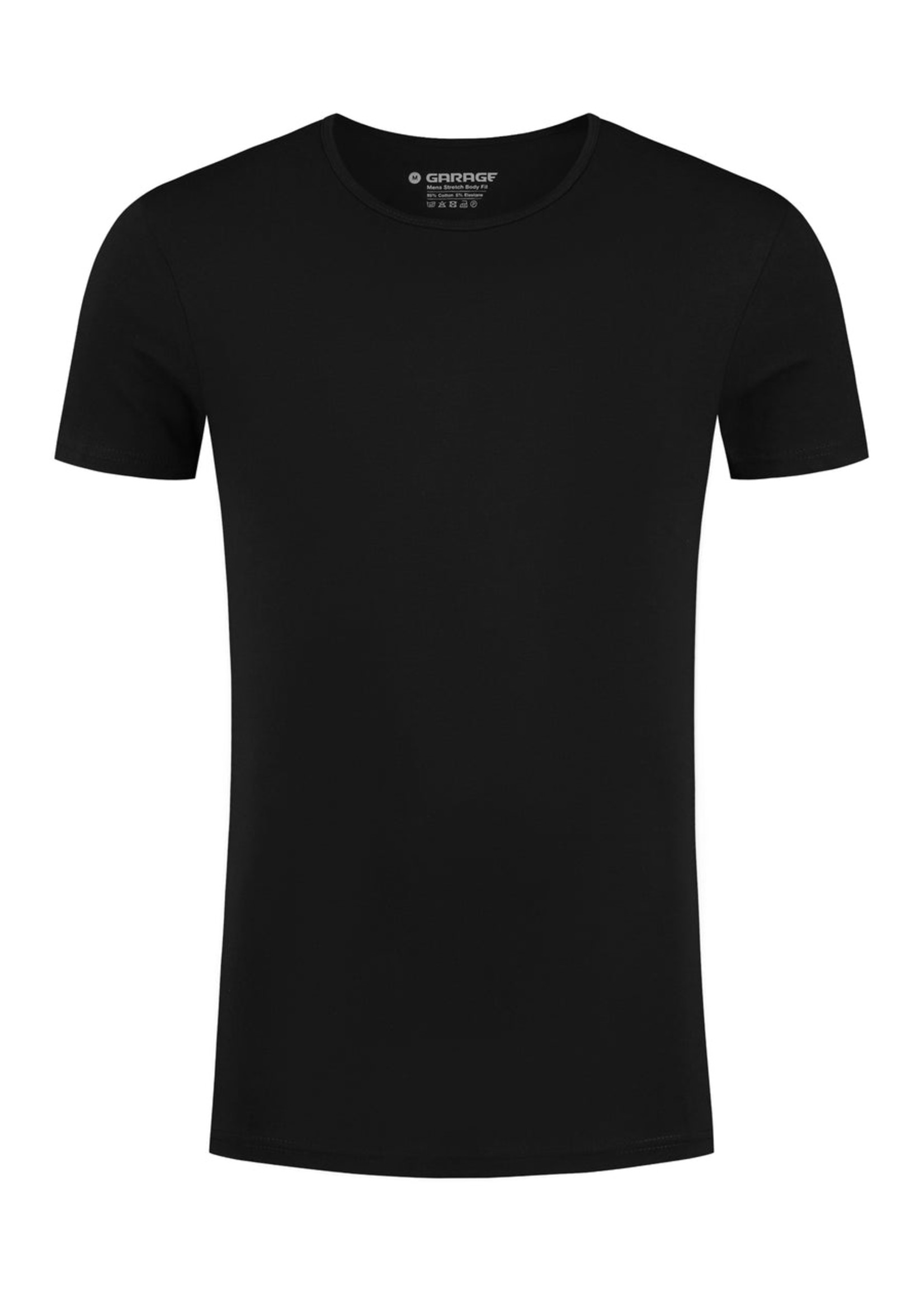 Garage Bodyfit T-shirt O-Neck - Black