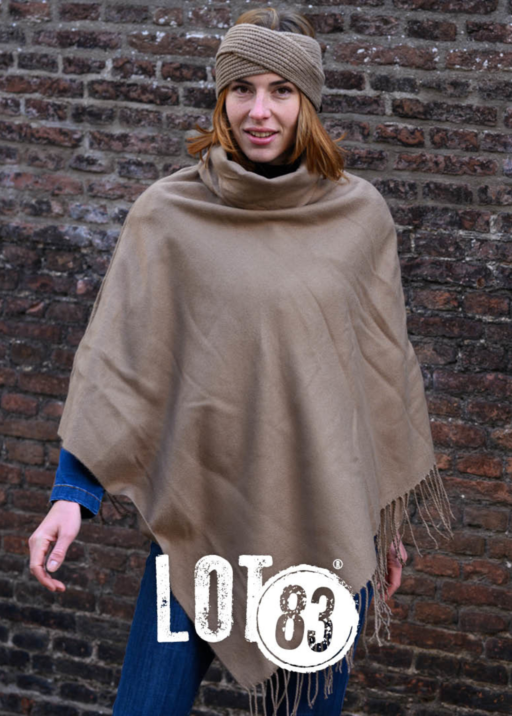 Lot83 Poncho Mila - Taupe