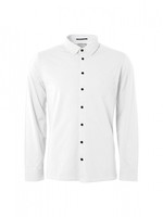 No Excess Shirt Jersey Stretch Solid - White