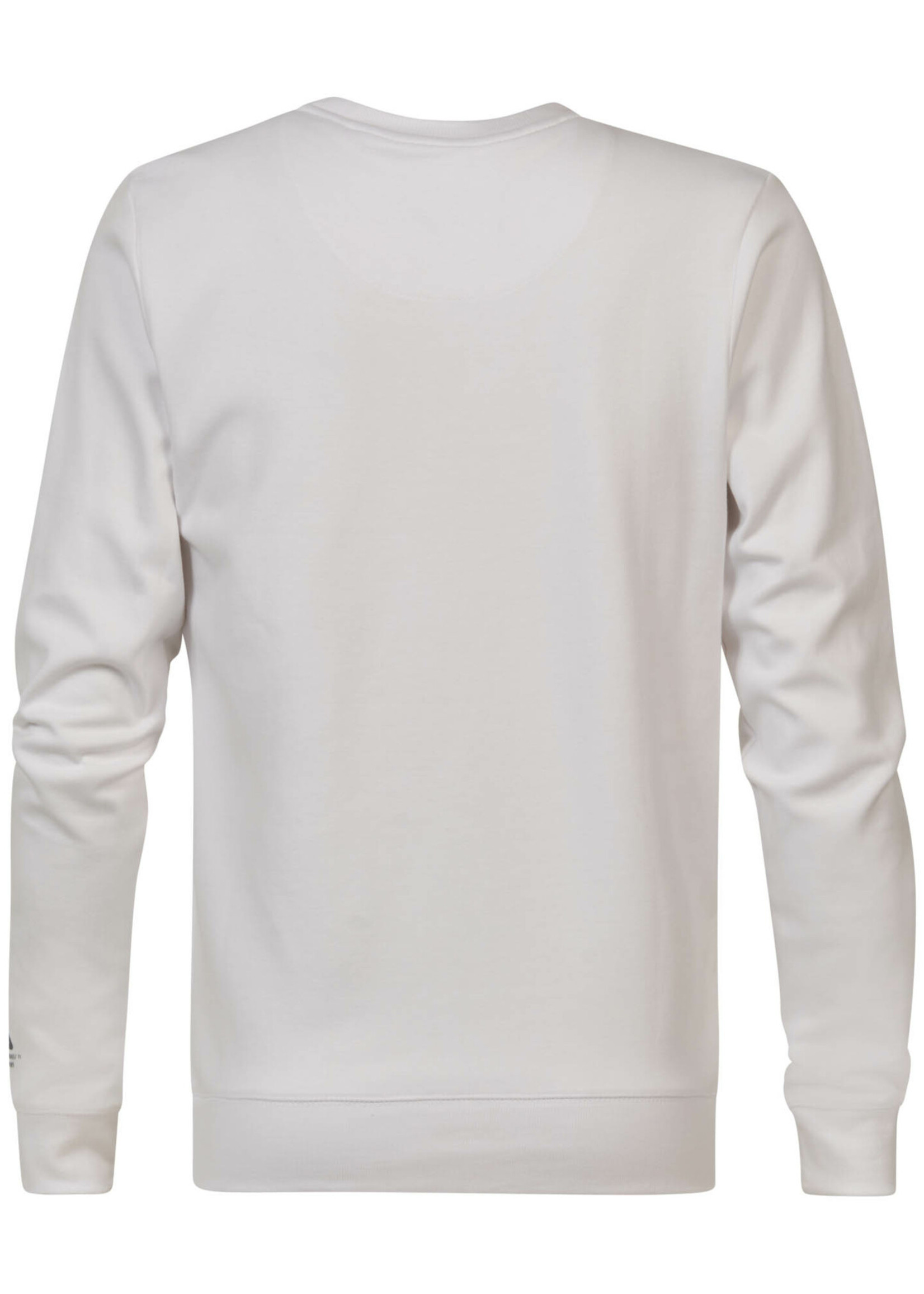 Petrol Industries Sweat Opdruk - White