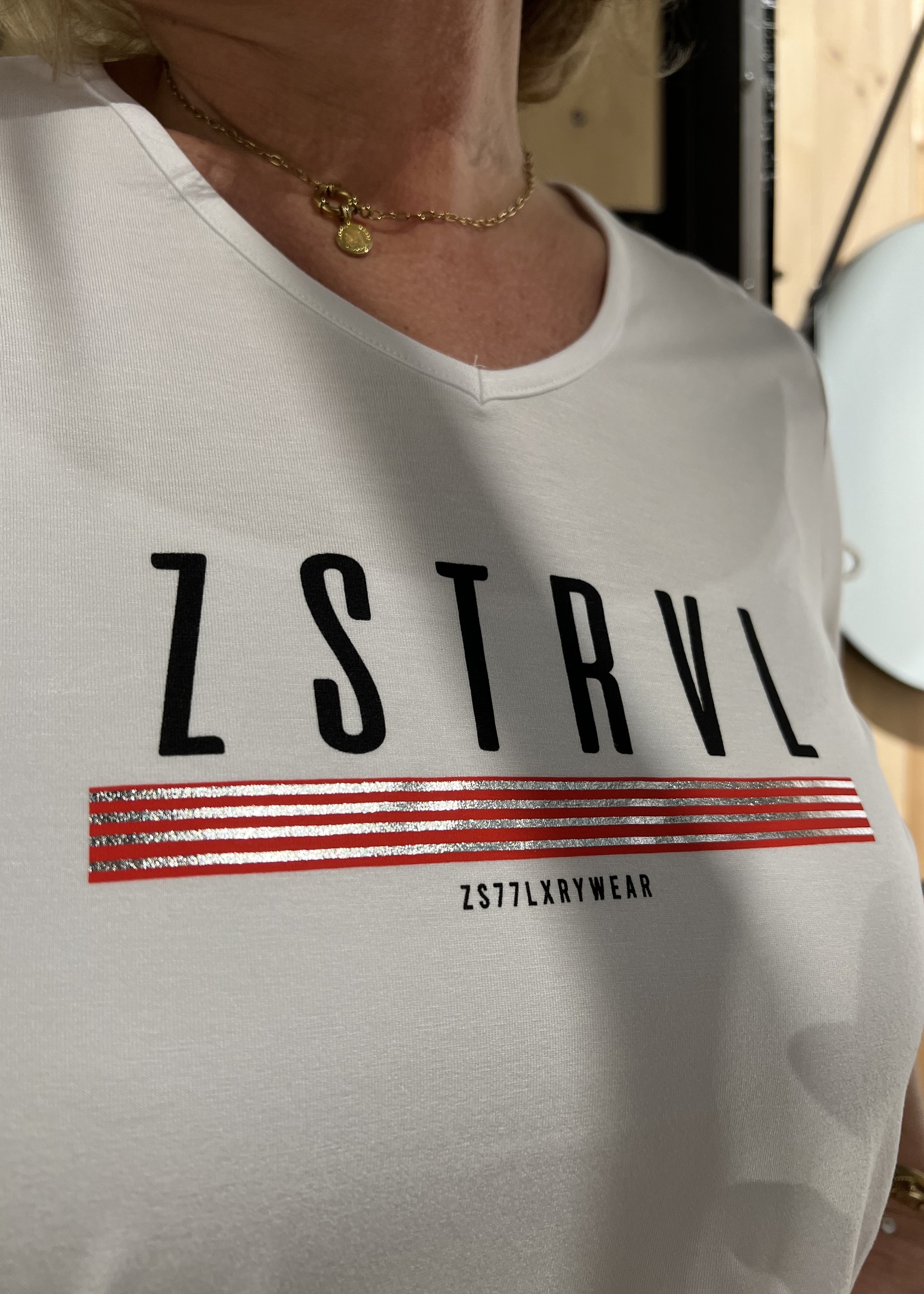 ZOSO T-shirt Print Arwen - White fiery Red