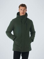 No Excess Jacket Mid Long Fit Softshell - Dark Green