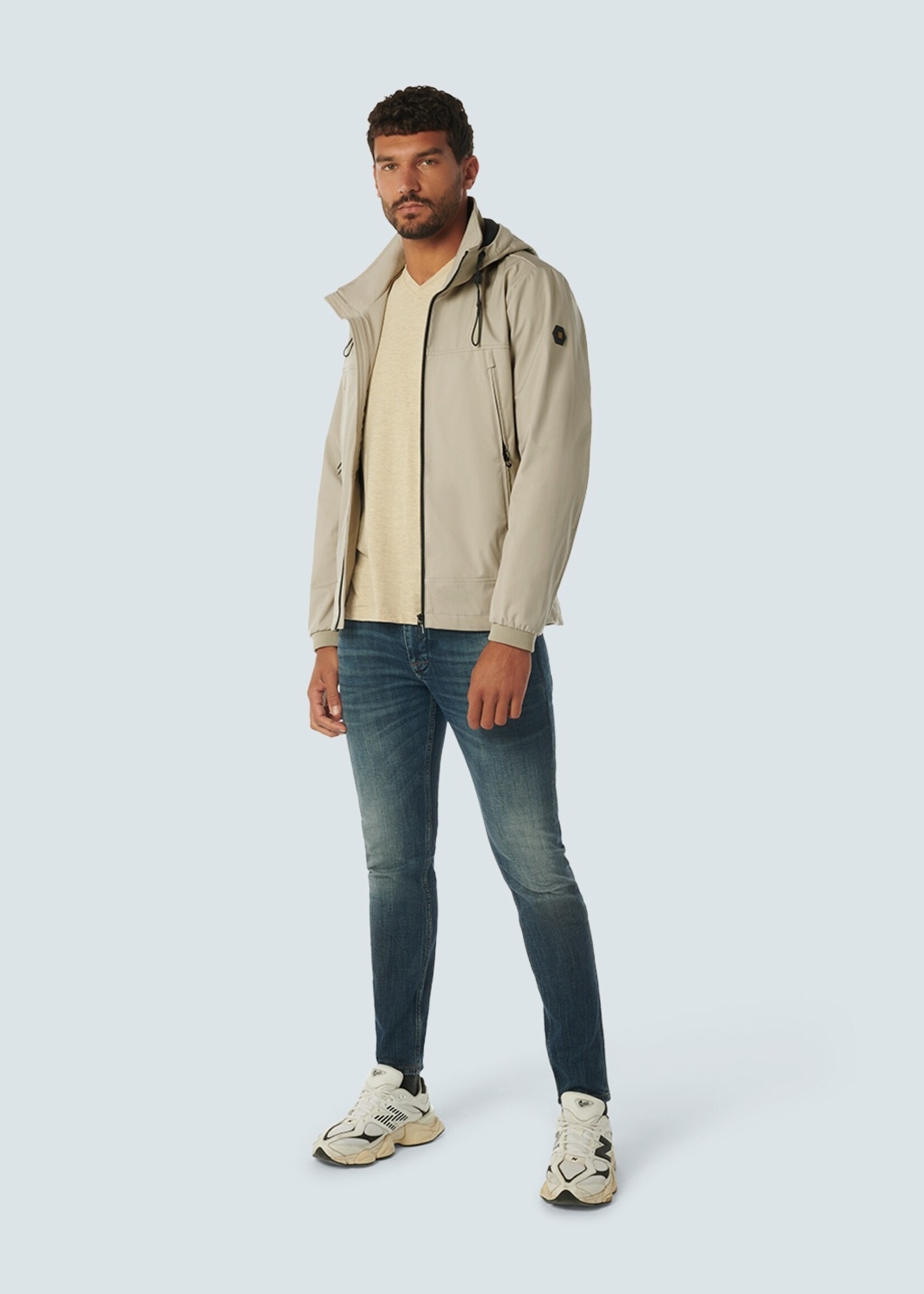 No Excess Jacket Mid Long - Stone