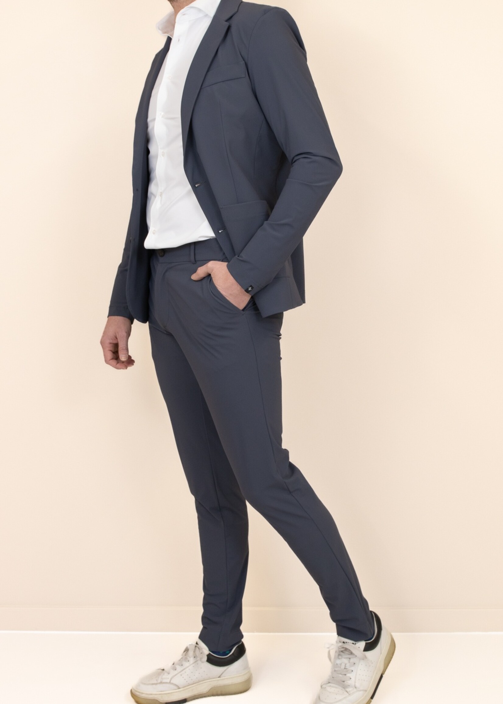 Neycko Colbert Nino Travel Slim Fit - Antraciet