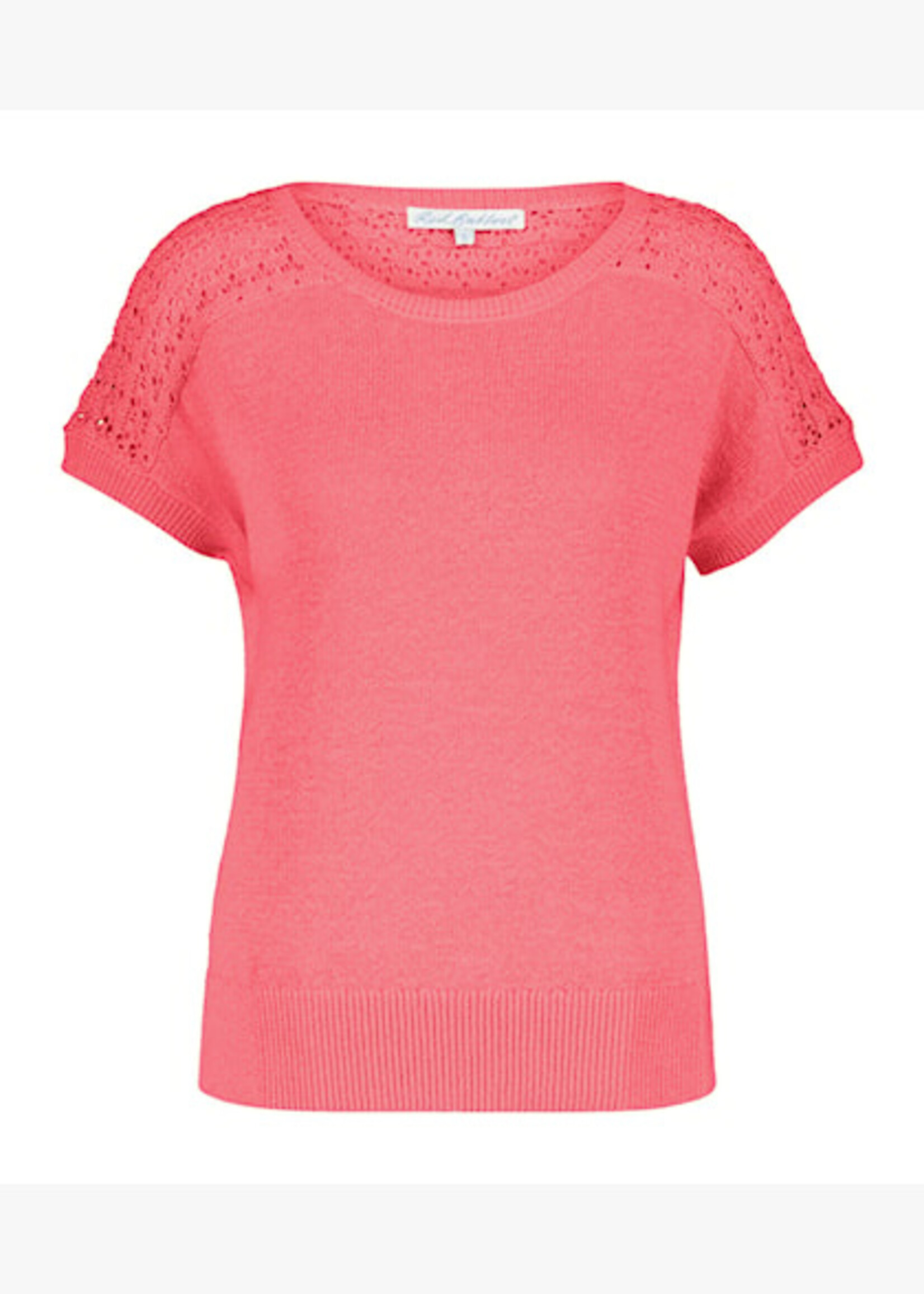 Red Button Top Jerry - Coral