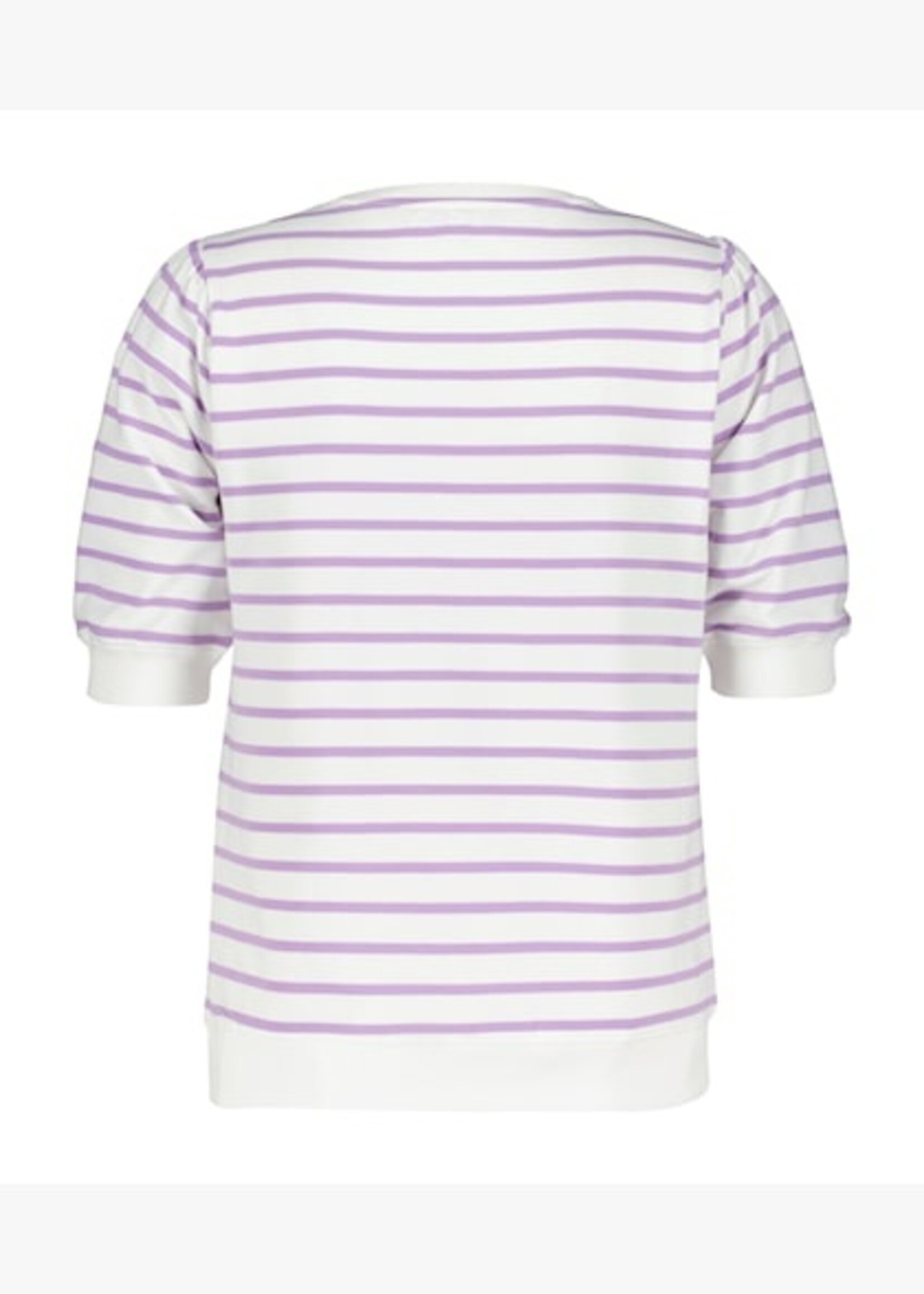 Red Button Shirt Terry Stripe - Lilac