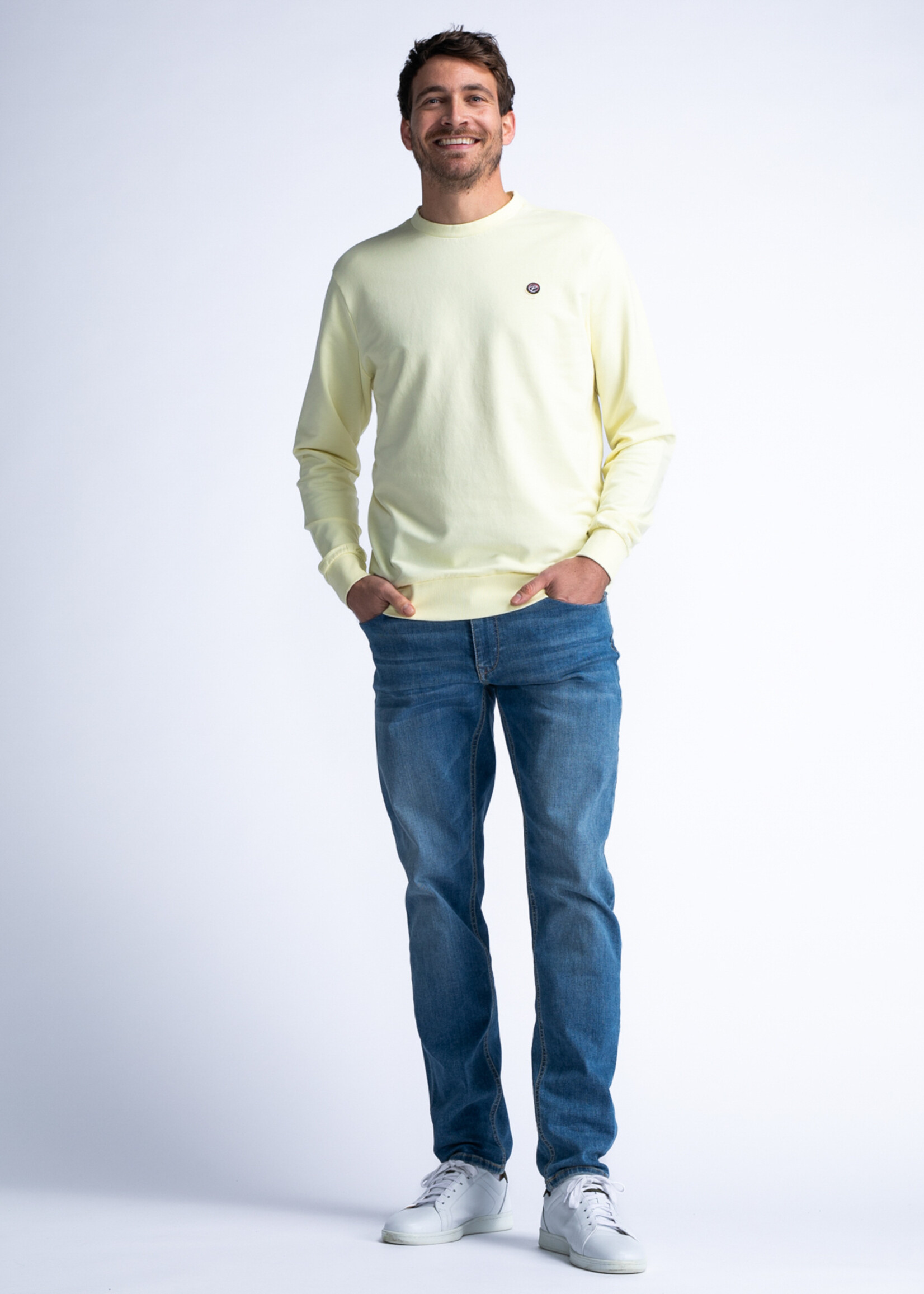 Petrol Industries Sweater Basic - Lemon Yellow