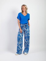 Sophia Perla Broek Heleen Print - Blauw