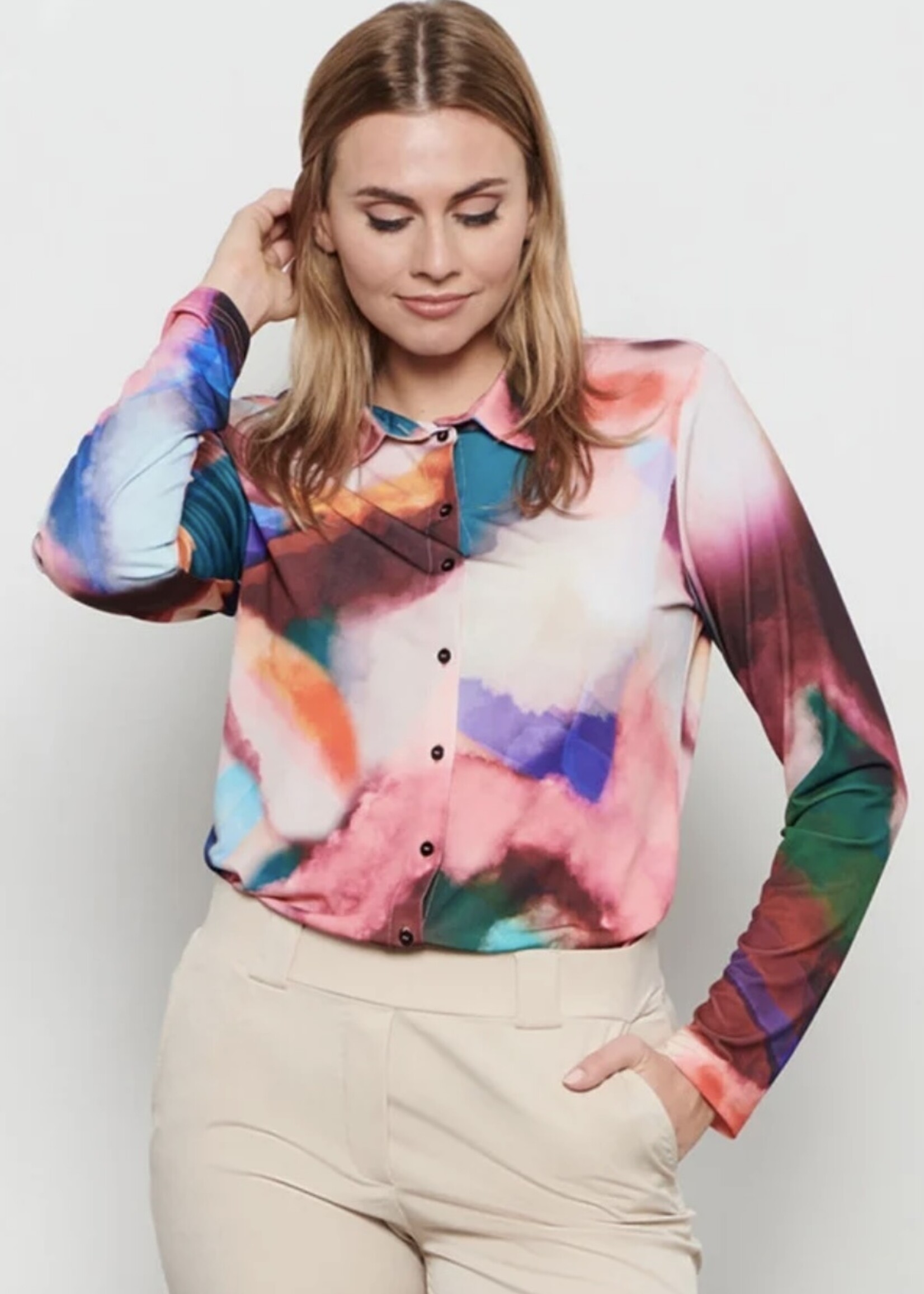 &Co Woman Blouse Lotte Multi - Flamingo