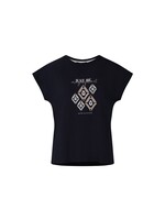 Elvira T-shirt Just Be - Navy