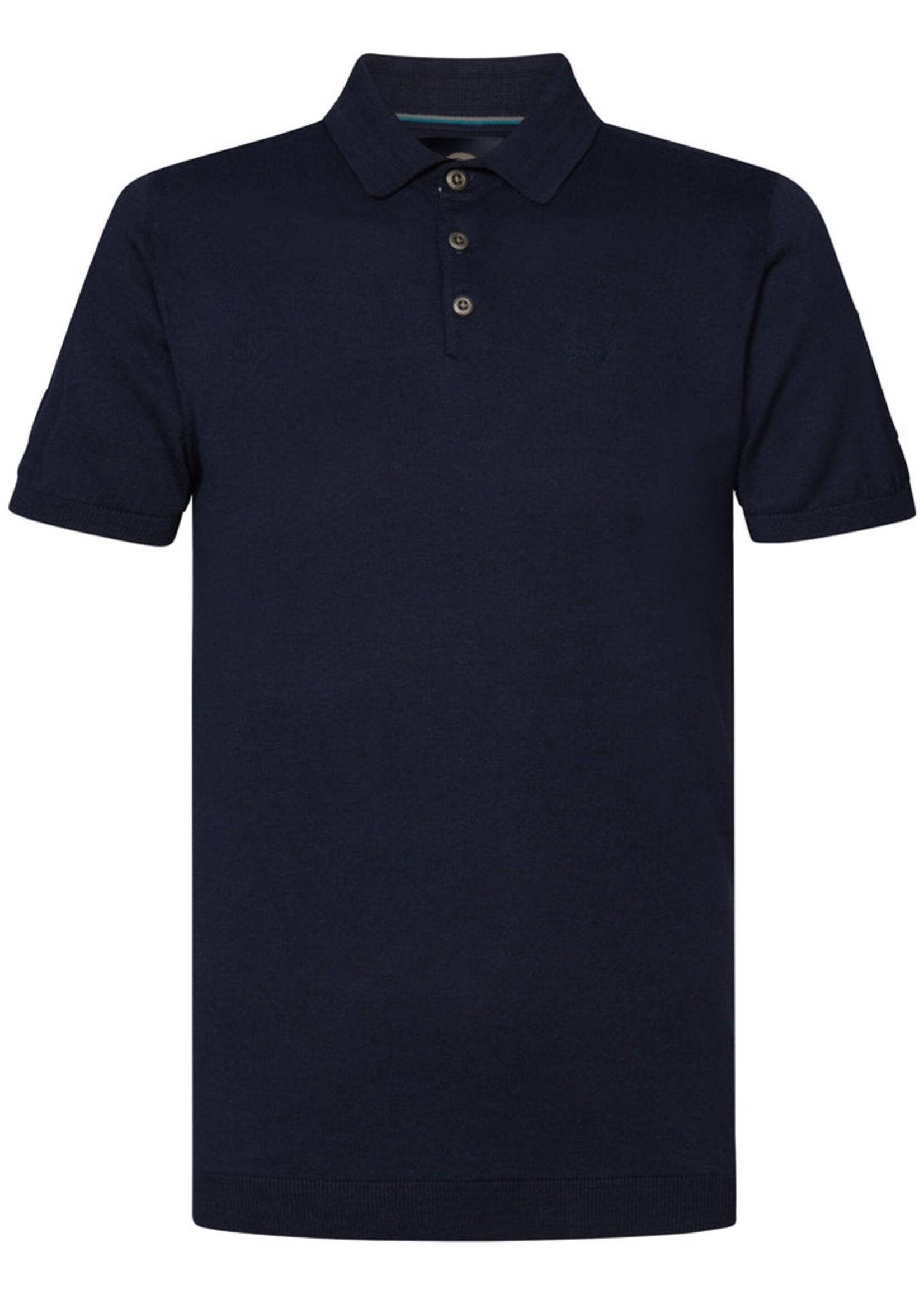 Petrol Industries Knitwear Polo - Navy Blue