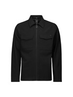 No Excess Overshirt Zipper - Black