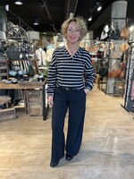 ZOSO Travel Blouse Shelly - Black Greige
