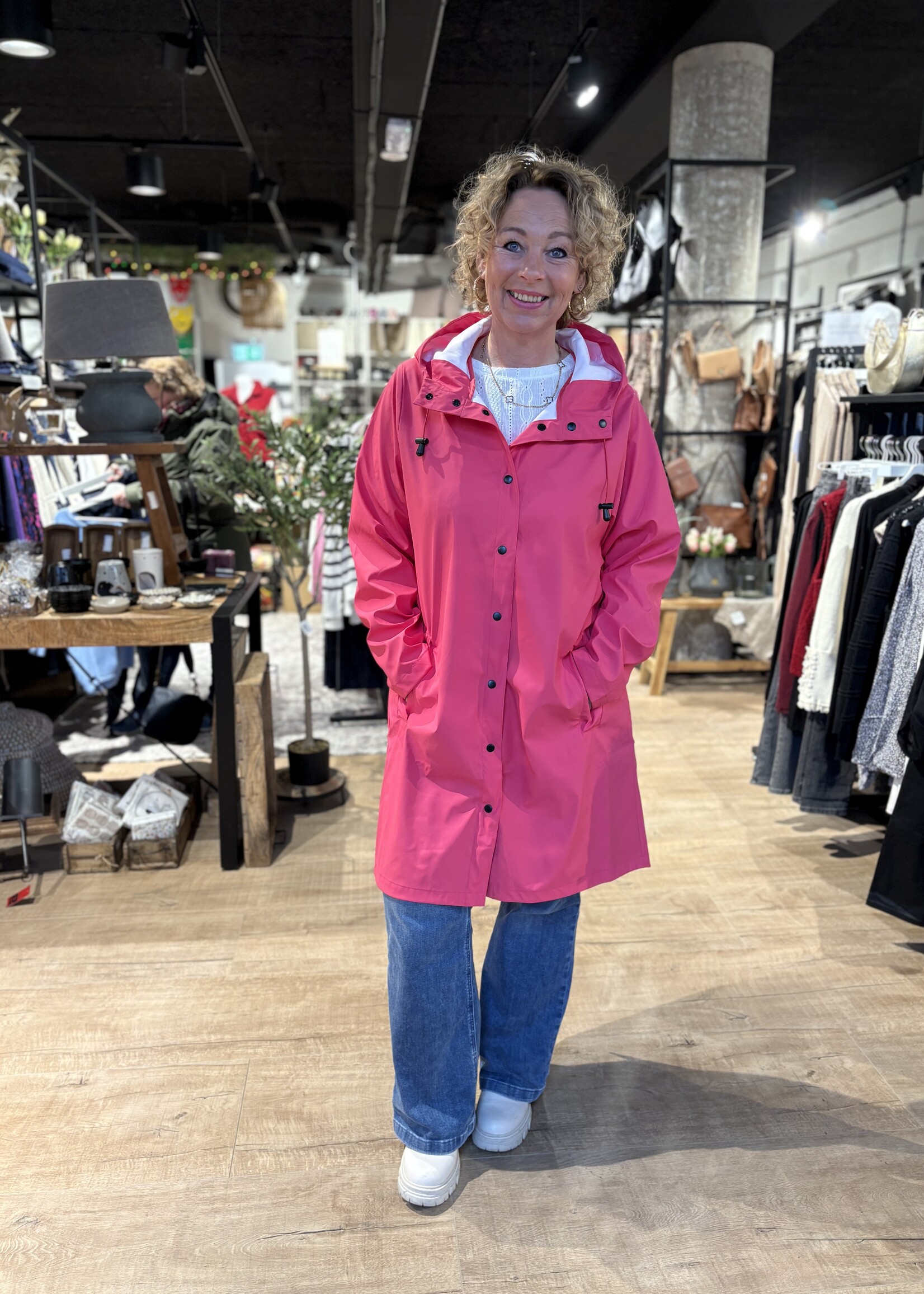 ZEZE Rain Coat Aquarius - Roze