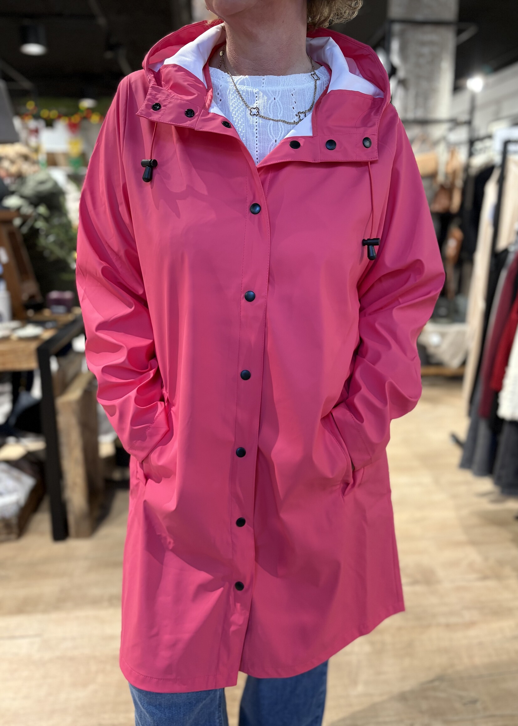 ZEZE Rain Coat Aquarius - Roze