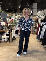 Freequent Broek Nanni Wide Leg - Zwart