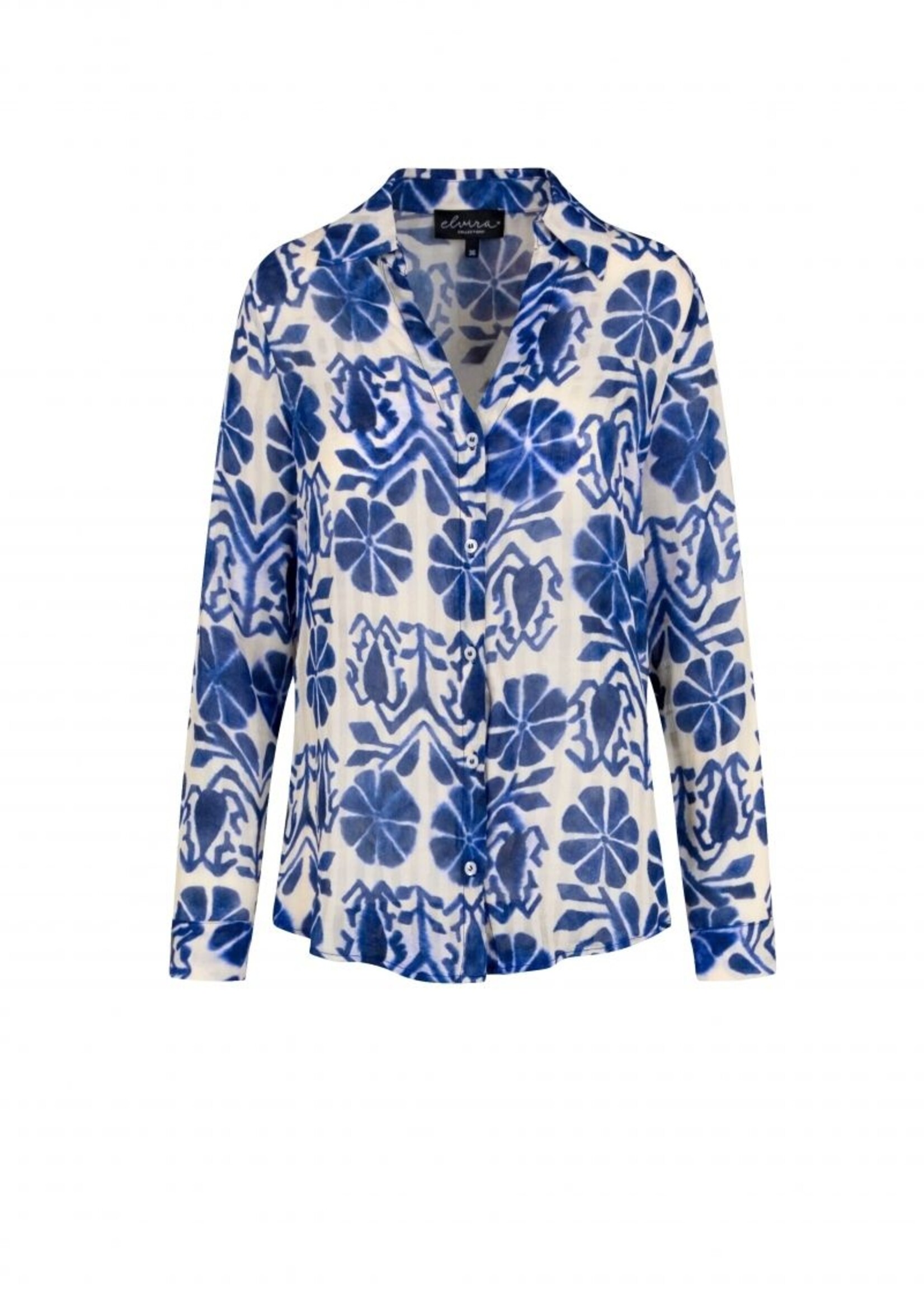 Elvira Blouse Fay - Flower Blue