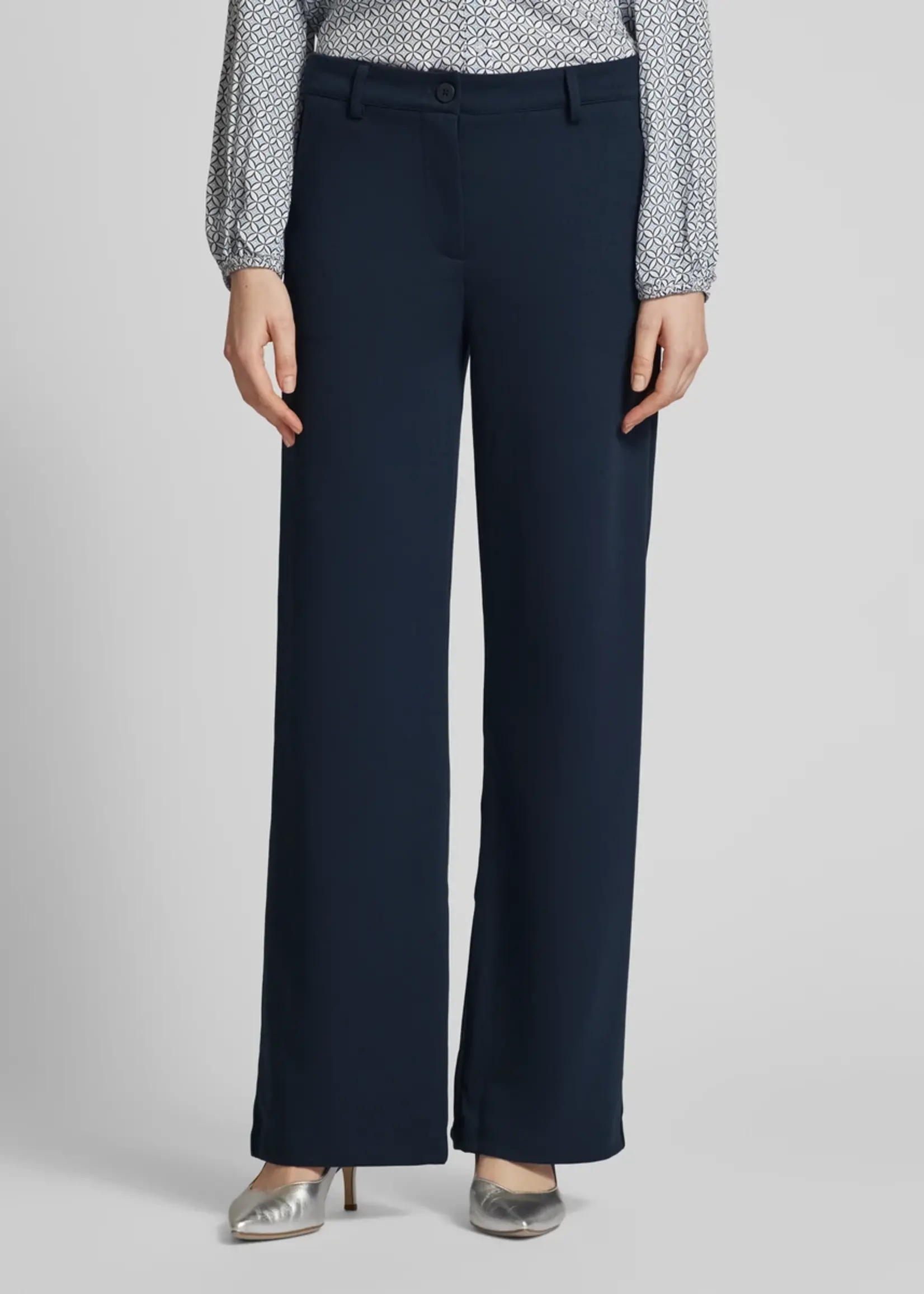 Freequent Broek Nanni Wide Leg - Navy
