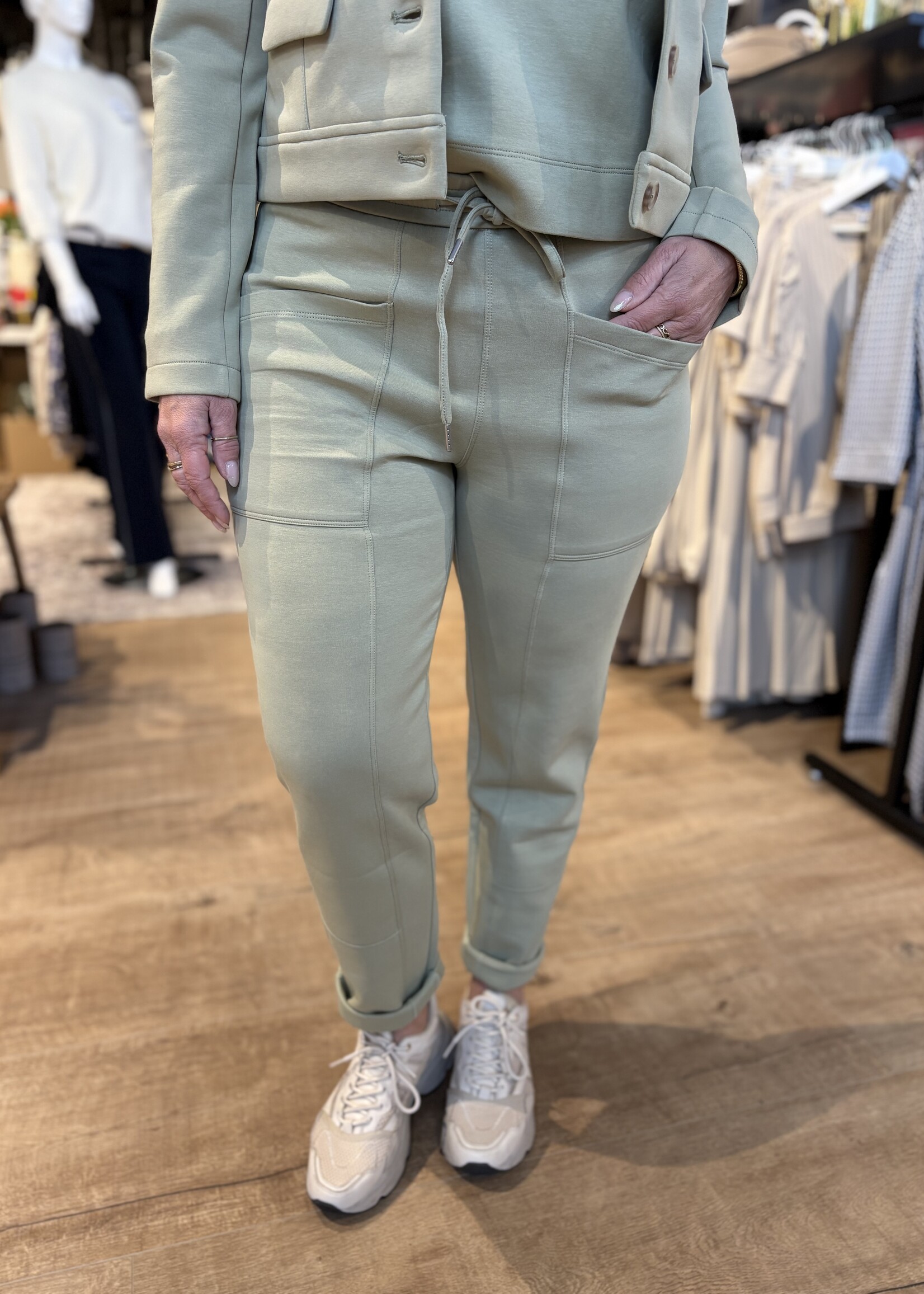 Red Button Broek Scarlet Scuba - Summersage