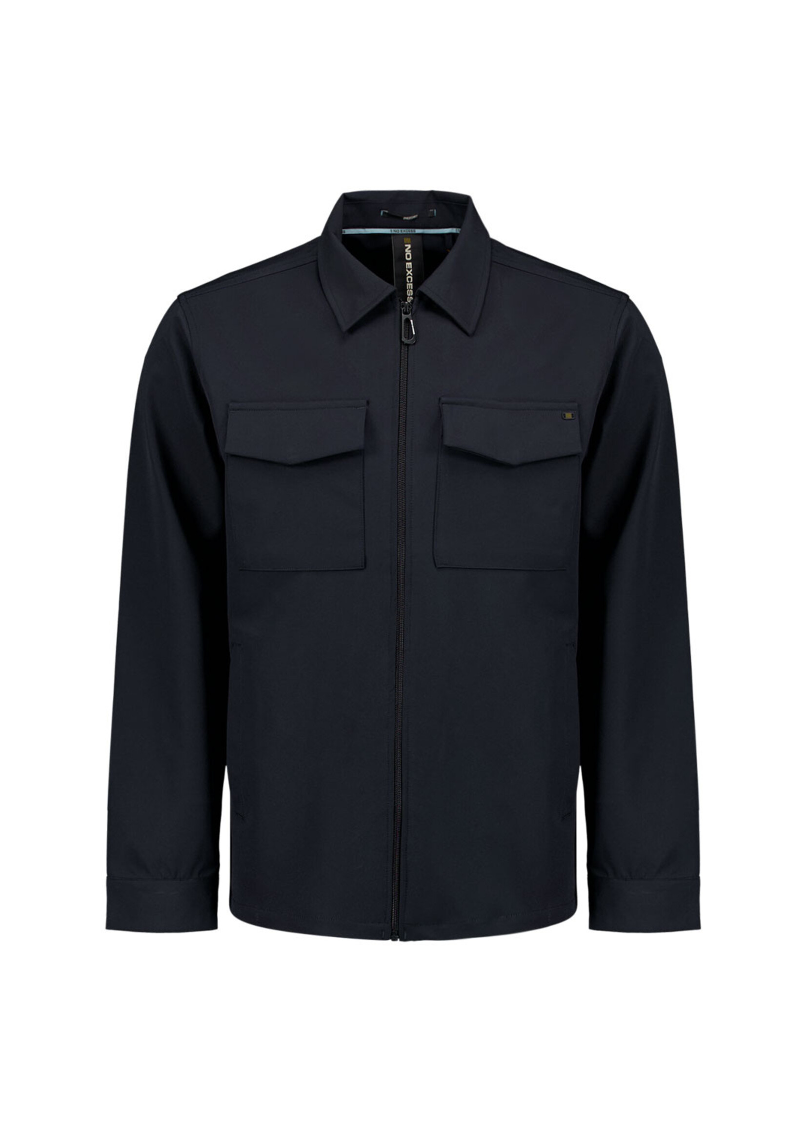 No Excess Overshirt Full Zipper Stretch Sedoc - Night