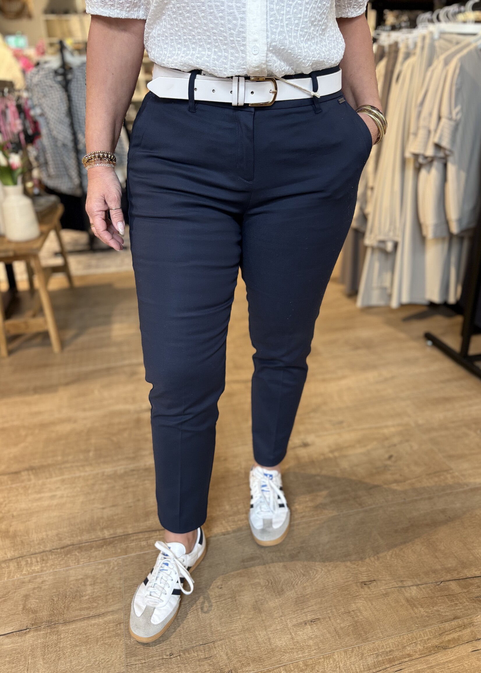 Red Button Broek Diana Uni - Navy