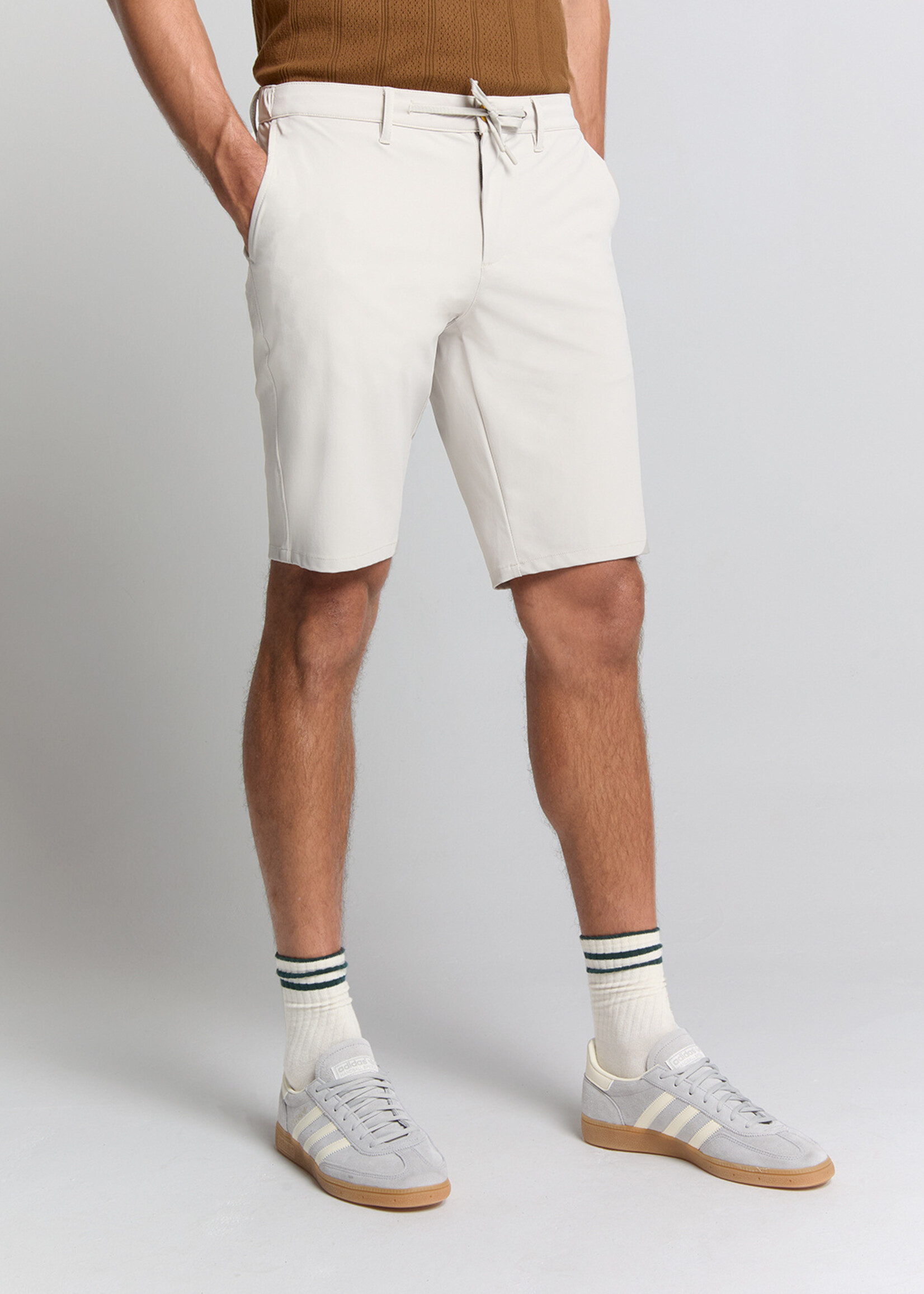 No Excess Short Chino Jersey Travel - Sand