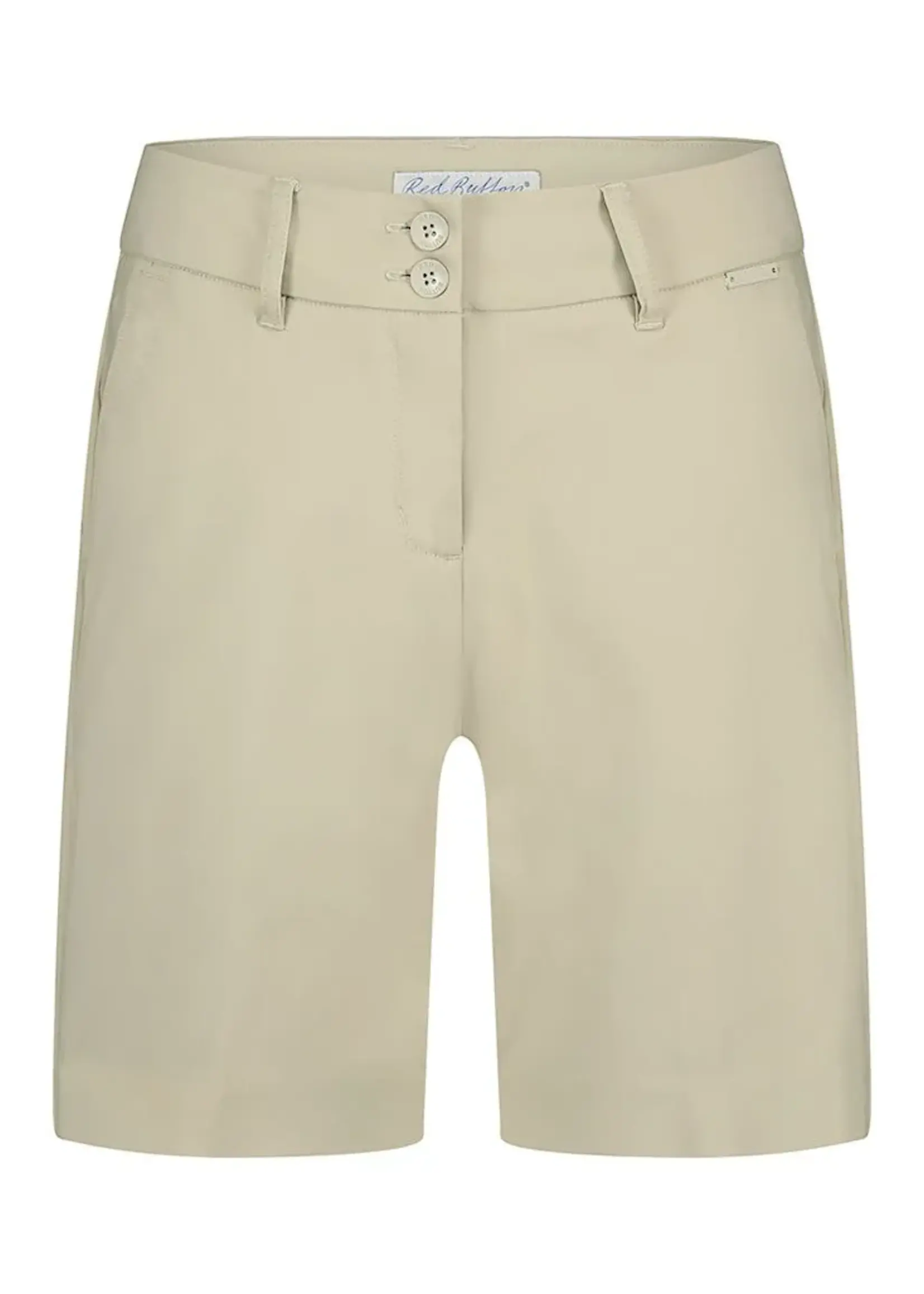 Red Button Short Ava - Stone