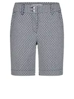 Red Button Short Ava Fancy Dot - Navy