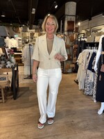 Bei ut Maril & Bei d'r Lars Broek Wijde Pijp Naad Esvivid - Offwhite