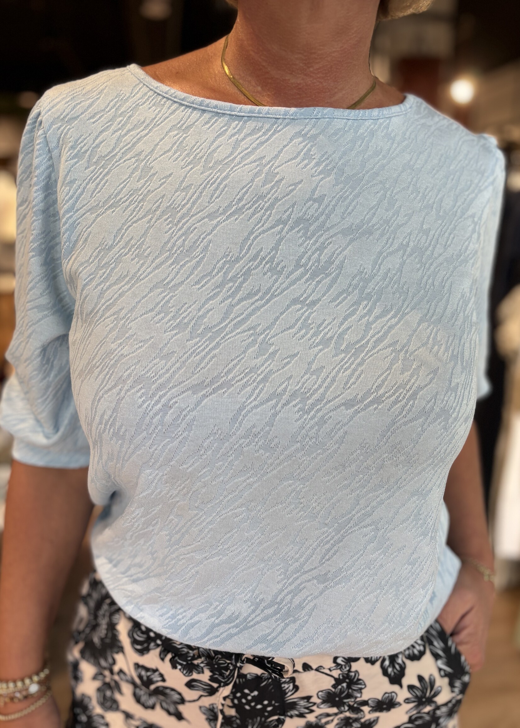 Elvira Top Julie - Light Blue