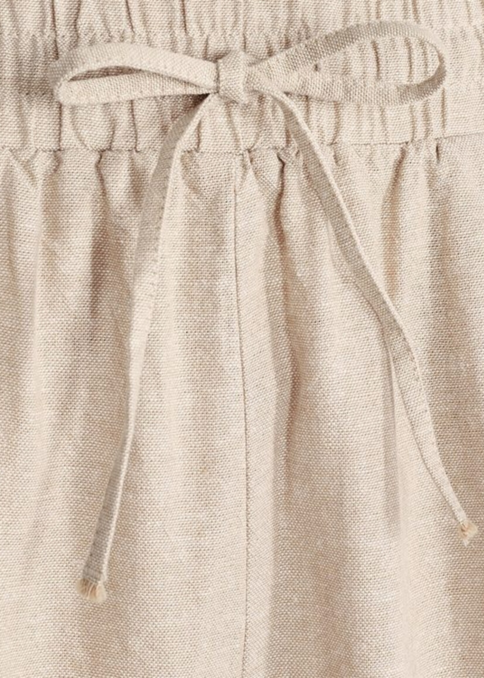 Freequent Lange Linnen Broek Lava - Sand Melange