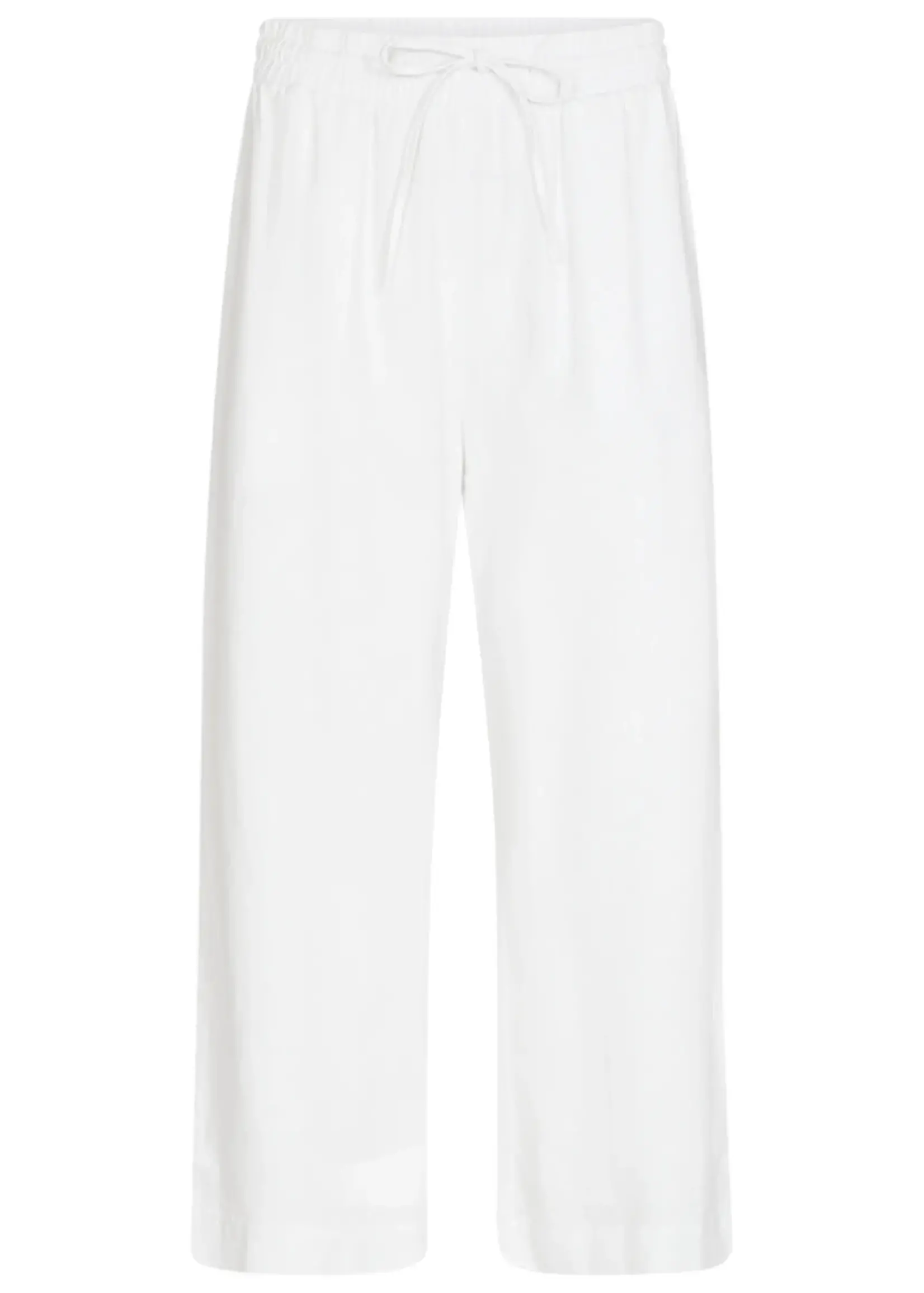 Freequent Broek Linnen Lava Ankle - White