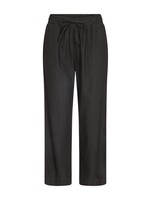 Freequent Broek Linnen Lava Ankle - Black