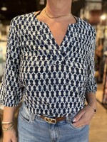 Freequent Blouse Adney - Navy Moonbeam