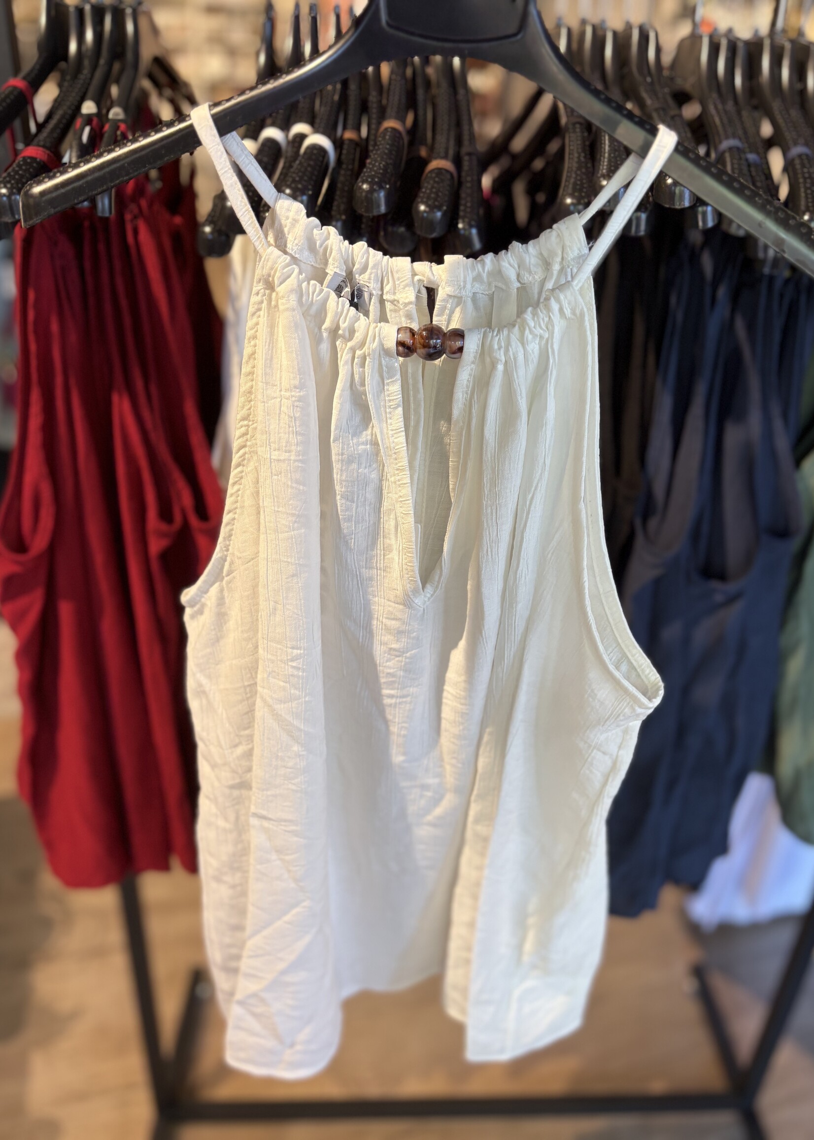 Halter Top Viscose - Offwhite