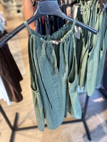 Bei ut Maril & Bei d'r Lars Halter Top Viscose - Groen