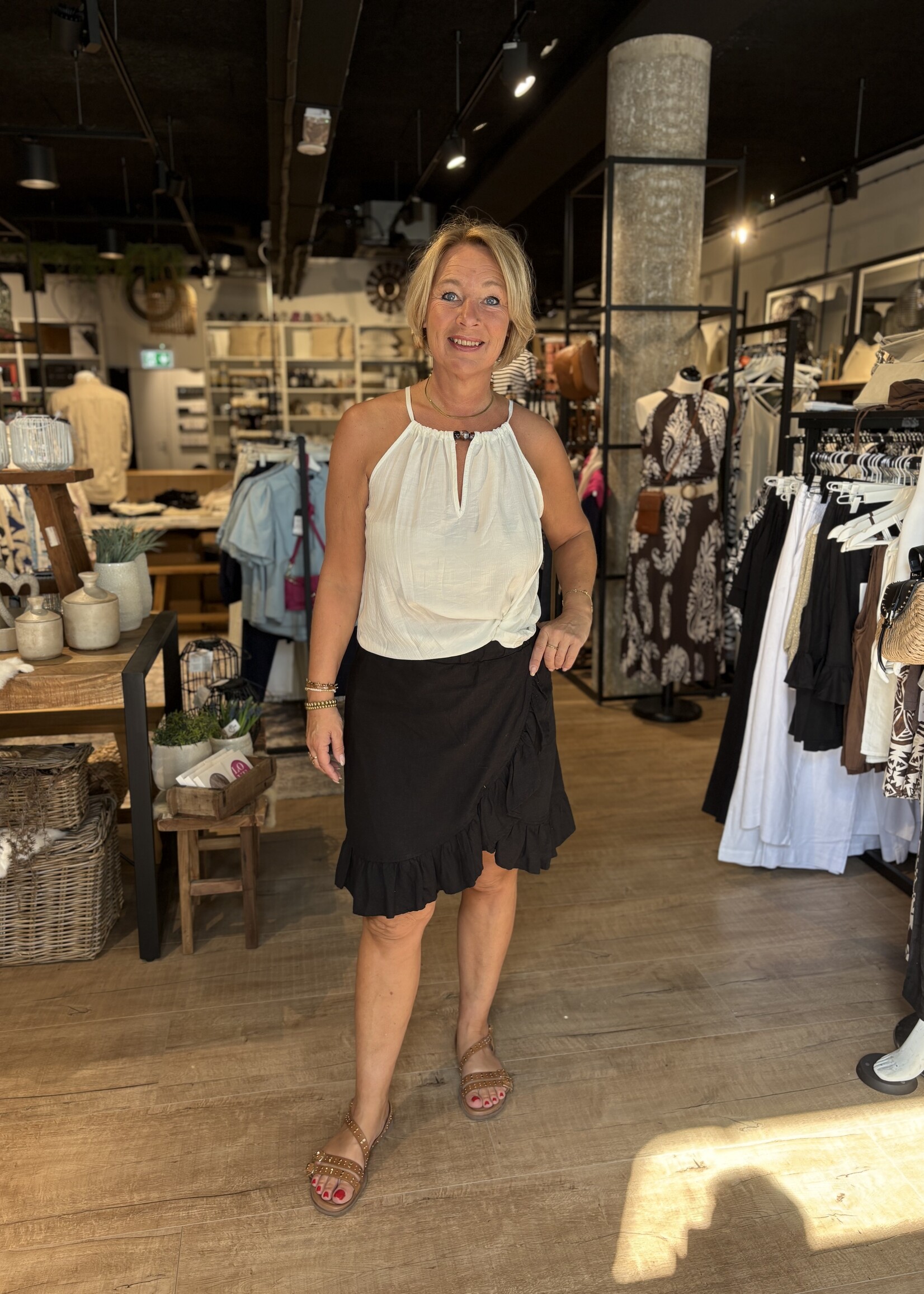 Halter Top Viscose - Offwhite