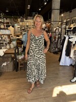 Losse Zomerjurk Print - Groen