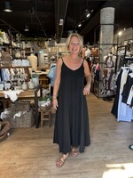 Losse Zomerjurk Uni - Zwart