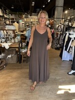 Losse Zomerjurk Uni - Bruin