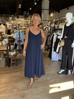 Losse Zomerjurk Uni - Blauw