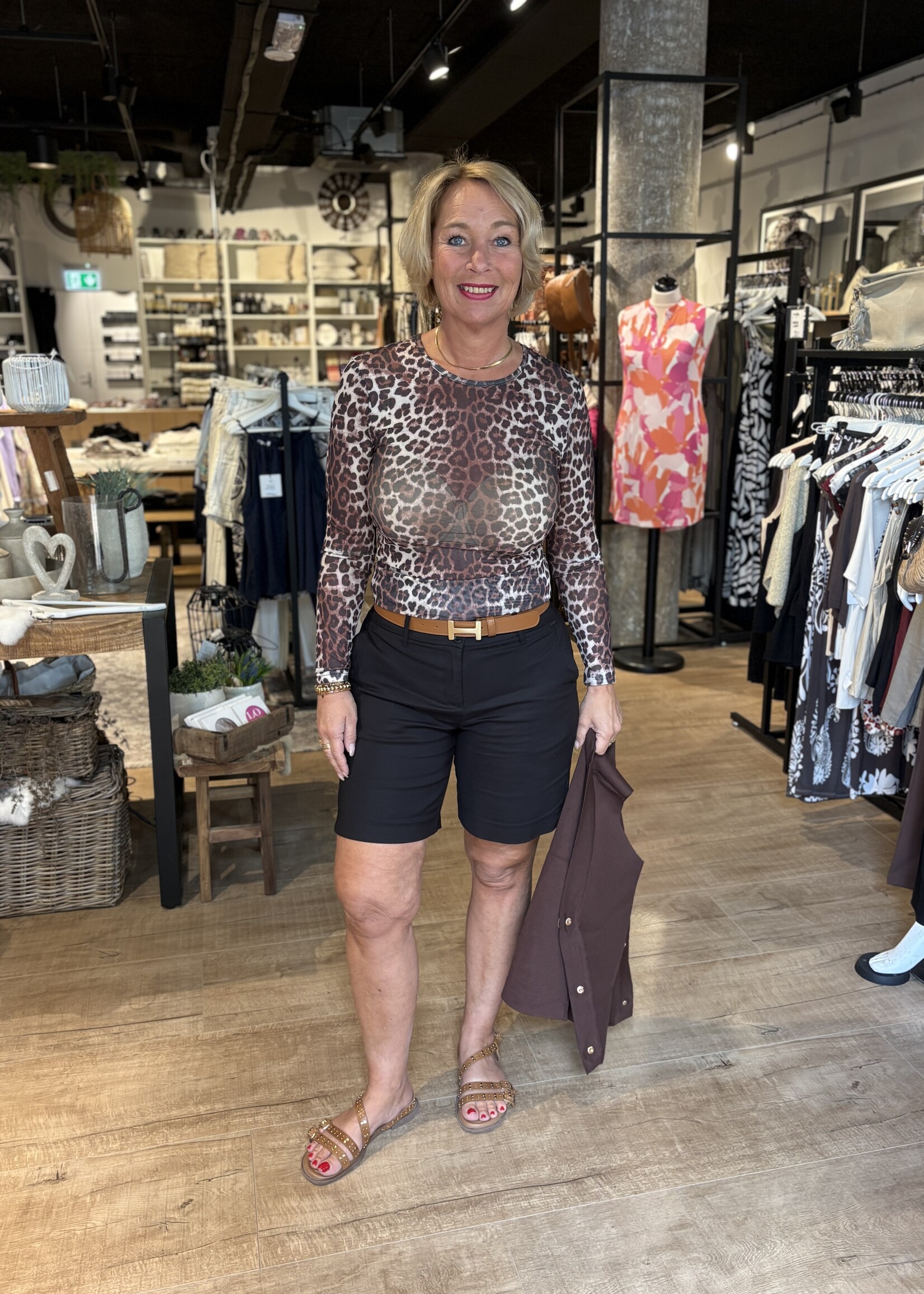 ZEZE Shirt Mesh Esther - Panter