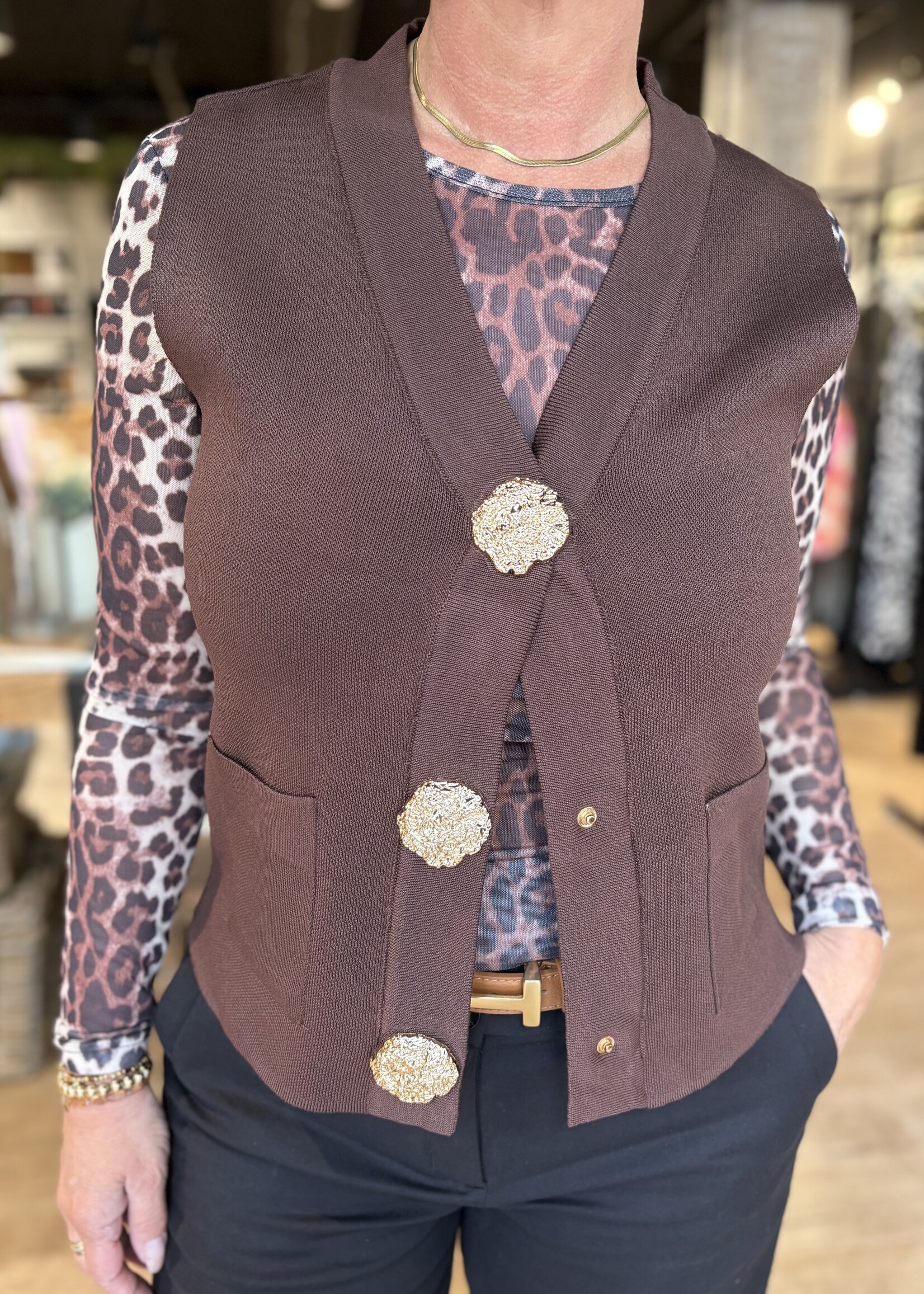 ZEZE Shirt Mesh Esther - Panter