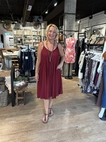 Jurk Zomer - Bordeaux