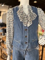 Freequent Blouse Sus - Rainy Day Blue