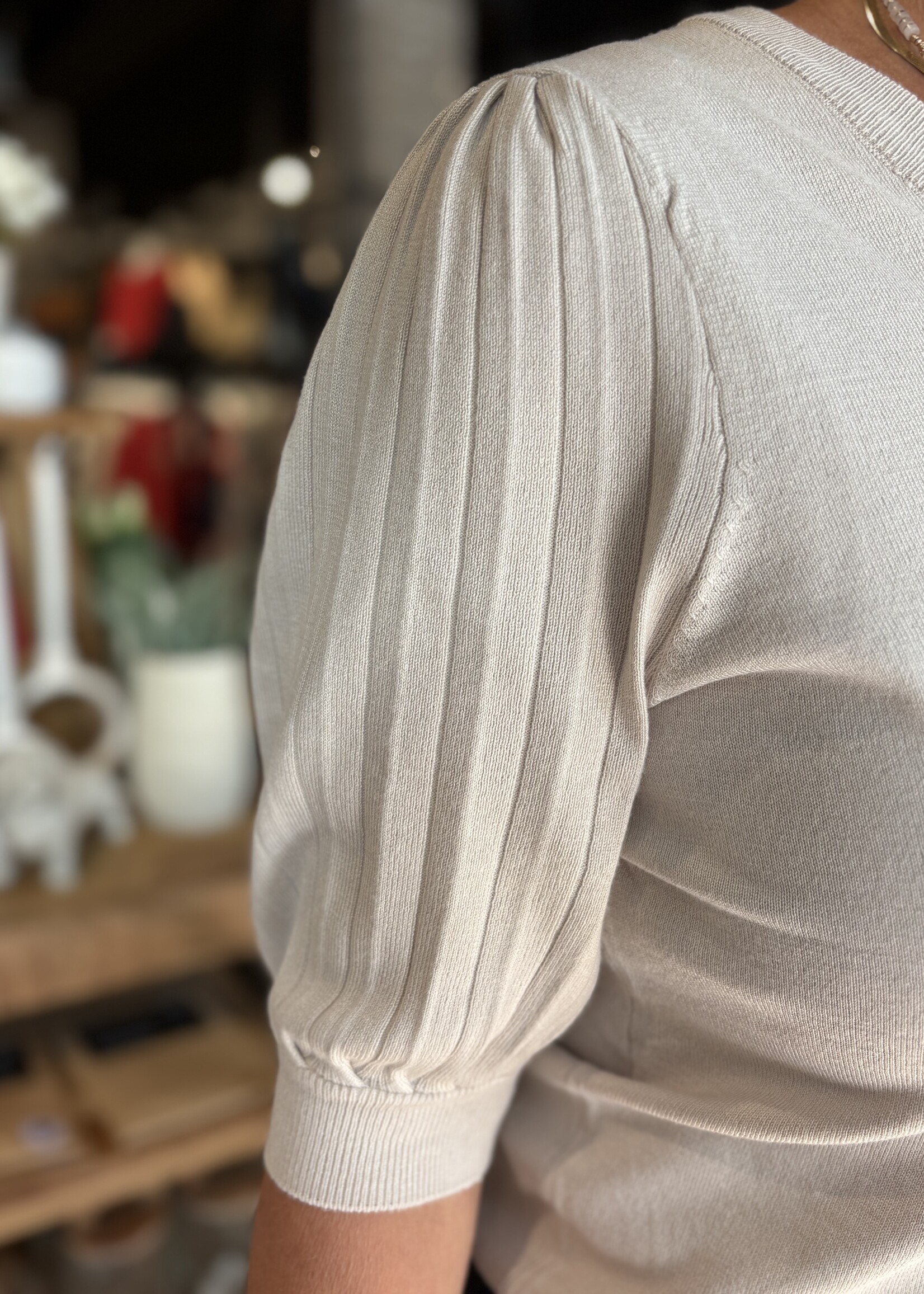 Freequent Shirt V-Neck Joel Kitwear - Moonbeam