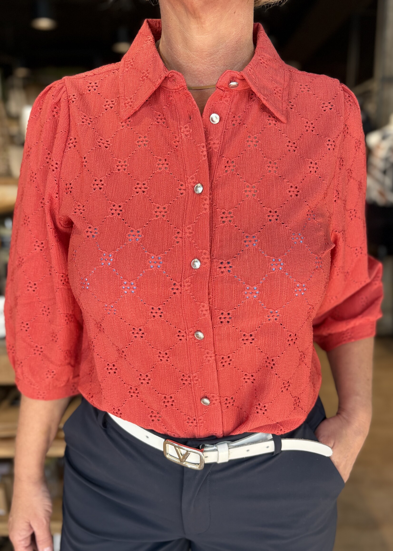 Freequent Blouse Leni - Baked Apple