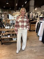 ZEZE Jacket Phoebe - Roze Bruin Mix